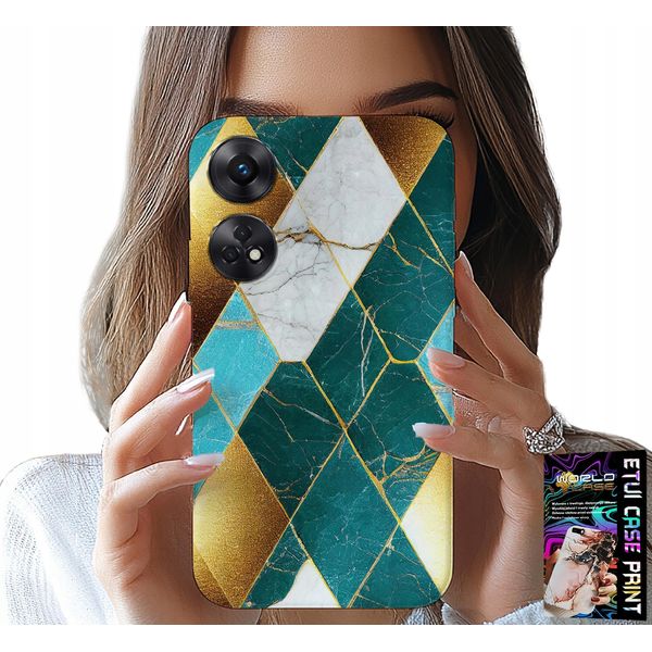 Custodia Per Oppo Reno8 T 4G - Custodia Con Design Elegante E Alla Moda + Foil-image