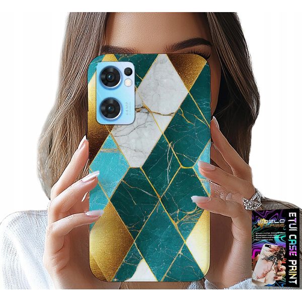 Custodia Per Oppo Reno7 5G - Design Elegante E Alla Moda + Foil-image