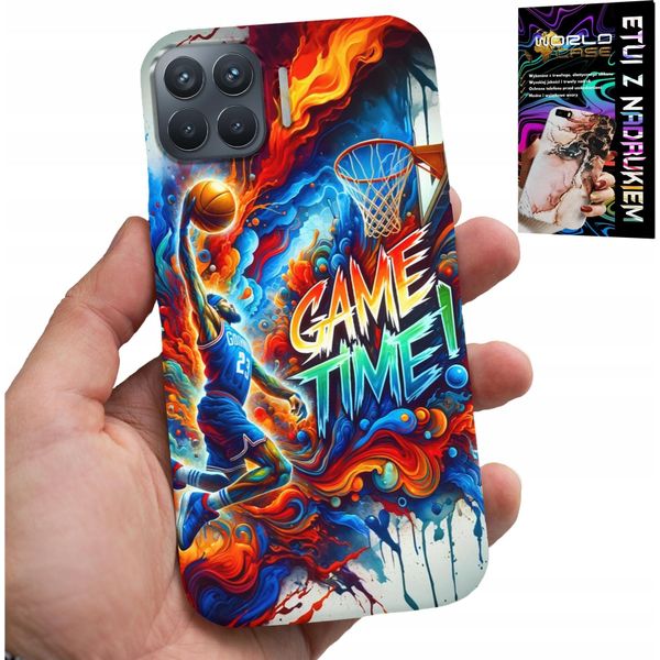 Custodia Per Oppo Reno 4 Lite - Basketball Nba Game Time, Custodia + Vetro-image