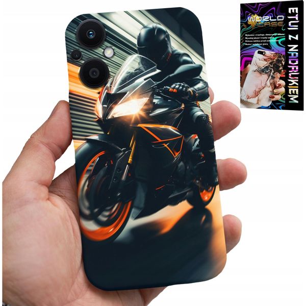Custodia Per Oppo Reno7 Lite 5G - Motocicletta Fan Motorbike + Vetro-image