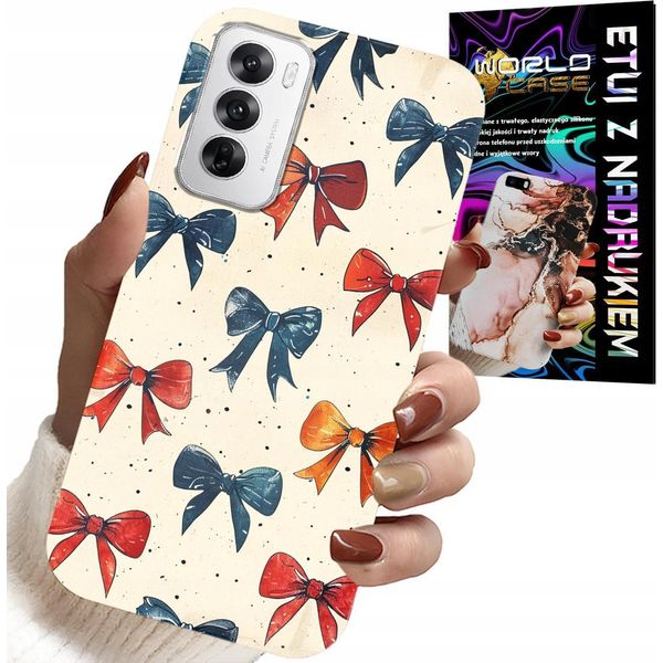 Custodia Per Oppo Reno12 5G - Nastri Colorati Alla Moda-image