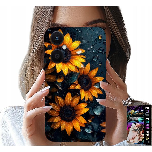 Custodia Per Oppo Reno7 Lite 5G - Girasoli, Girasole, Motivi Floreali-image