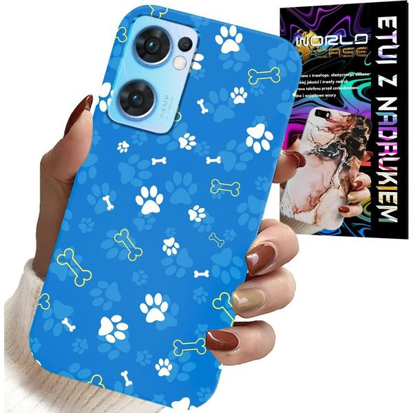 Custodia Per Oppo Reno7 5G - Bone Paws Dog Patrol Designs Per Bambini-image