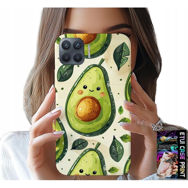 Custodia Per Oppo Reno 4 Lite - Custodia Avocado Dolcemente Sorridente-image