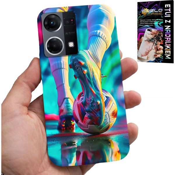 Custodia Per Oppo Reno7 4G - Giocatori Di Calcio + Vetro-image