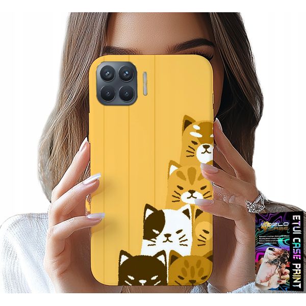 Custodia Per Oppo Reno 4 Lite - Love Cat, Disegni Con Gatti, Custodia + Vetro-image