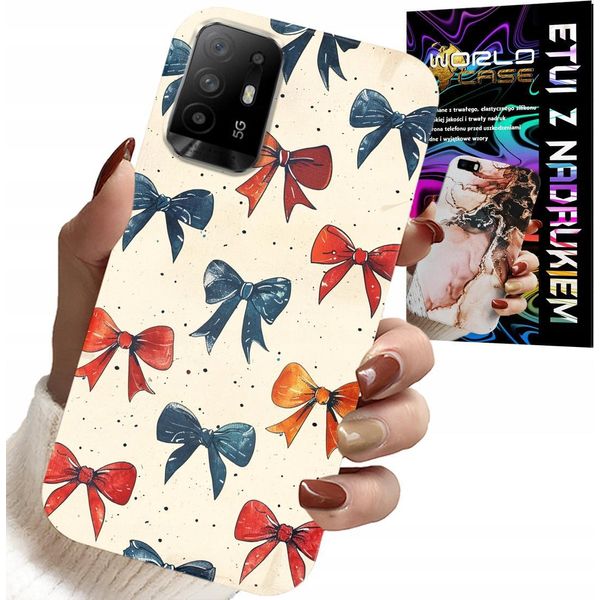 Custodia Per Oppo Reno 5Z / A94 5G - Nastri Colorati Alla Moda-image