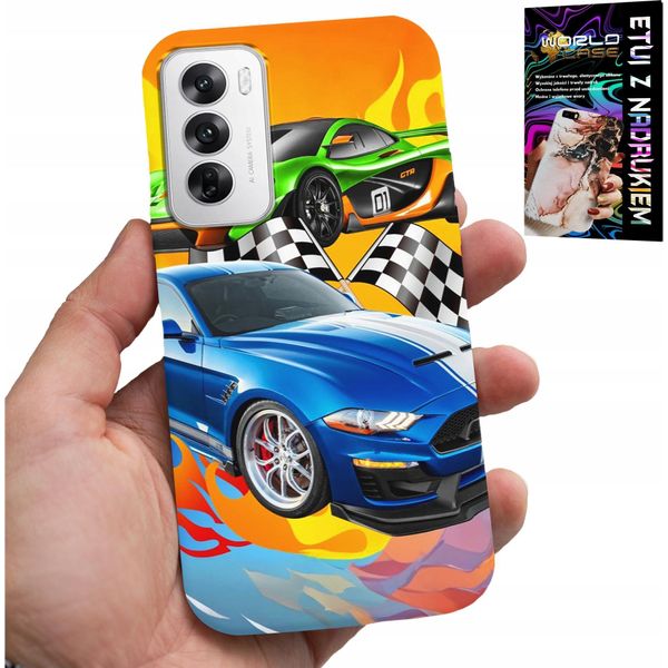 Custodia Per Oppo Reno12 5G - Per Bambini, Auto Da Corsa-image