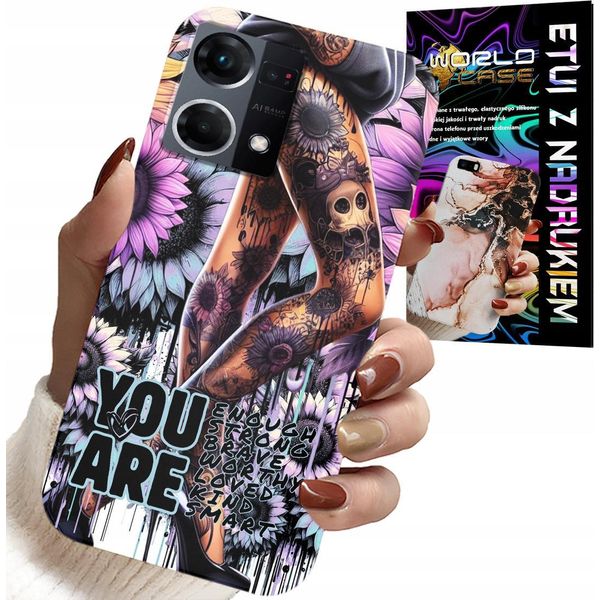 Custodia Per Oppo Reno7 4G - Disegni Femminili Sei Donna Con Tatuaggio-image