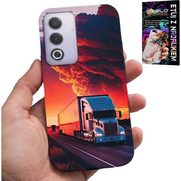 Custodia Per Oppo A80 5G - Custodia Per Camion Tir + Pellicola Idrogel-image
