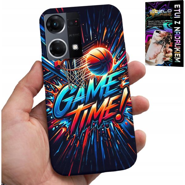 Custodia Per Oppo Reno7 4G - Basketball Nba Fan 23 Game Time, Custodia-image