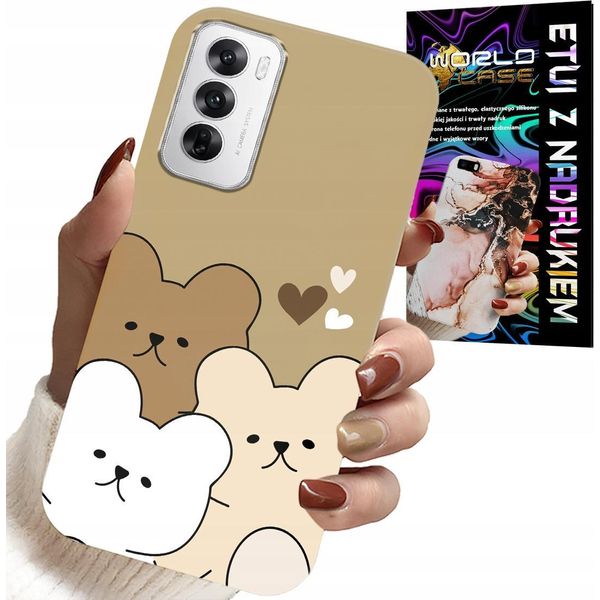 Custodia Per Oppo Reno12 Pro 5G - Orsacchiotto, Disegni Di Orsacchiotti Per I Bambini Più Piccoli-image