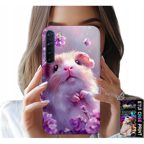 Custodia Per Oppo A91 - Criceto Carino, Disegni Di Roditori Per Bambini-image