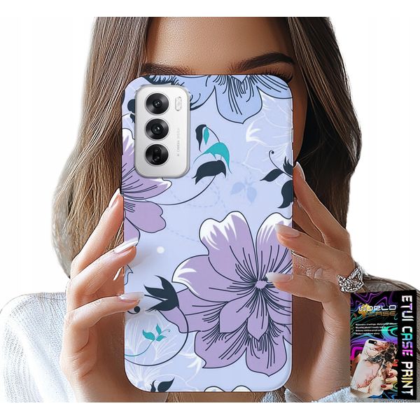 Custodia Per Oppo Reno12 5G - Fiori Floreali Motivi Alla Moda Plecki-image