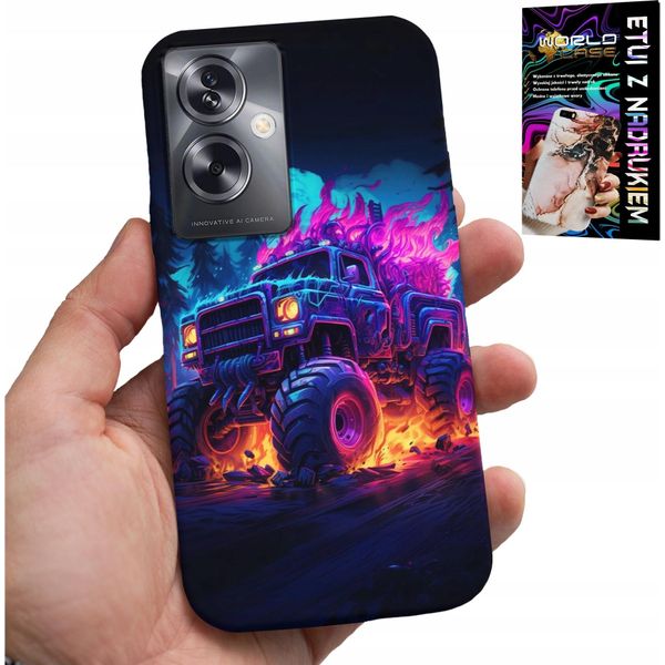 Custodia Per Oppo A79 5G - Custodia Monstertruck Mega Truck Patterns-image