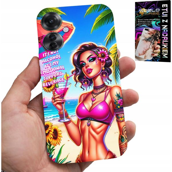 Etui Do Oppo Reno11 F 5G - Non è L'alcol è Il Mio Caso Emotivo-image