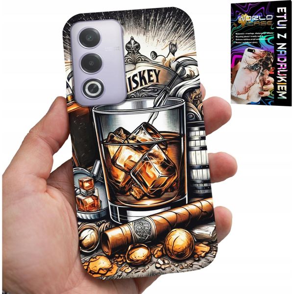 Custodia Per Oppo A80 5G - Modelli Di Sigaro Whisky Per Uomini Plecki-image