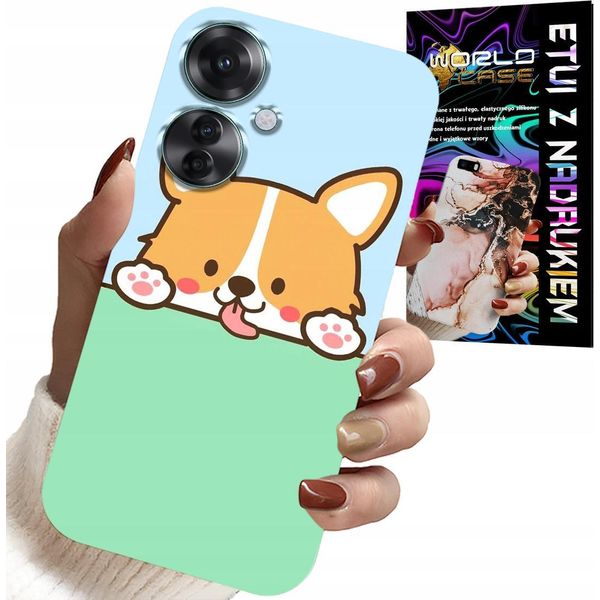 Custodia Per Oppo Reno11 F 5G - Cover Con Motivi Fiabeschi Del Cane Carino-image