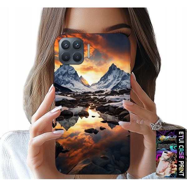 Custodia Per Oppo Reno 4 Lite - Stream, Montagne, Cime, Everest + Foil-image