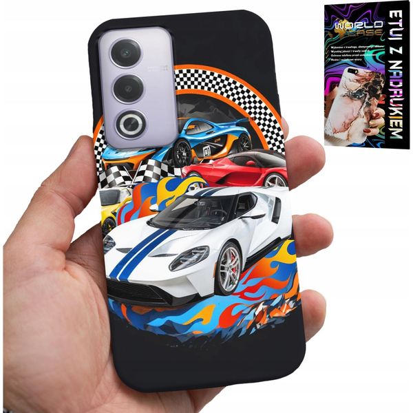 Custodia Per Oppo A80 5G - Auto Sportive, Custodia Da Corsa + Foil-image