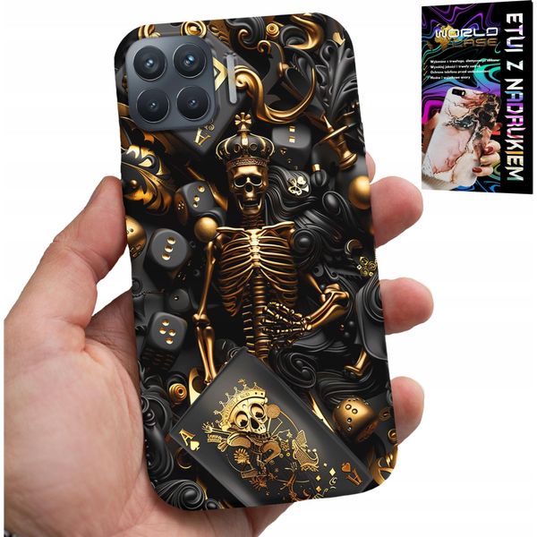 Custodia Per Oppo Reno 4 Lite - Re Del Poker Dice Ace Designs Per Uomo + Vetro-image