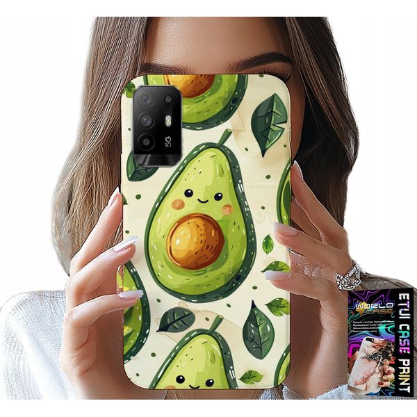 Custodia Per Oppo Reno 5Z / A94 5G - Custodia Avocado Dolcemente Sorridente-image