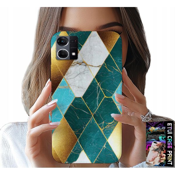 Custodia Per Oppo Reno7 4G - Custodia Con Design Elegante E Alla Moda + Foil-image