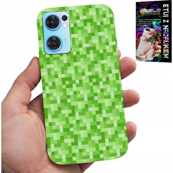 Custodia Per Oppo Reno7 5G - Modelli Da Giochi Pixel Pixels Backplates-image
