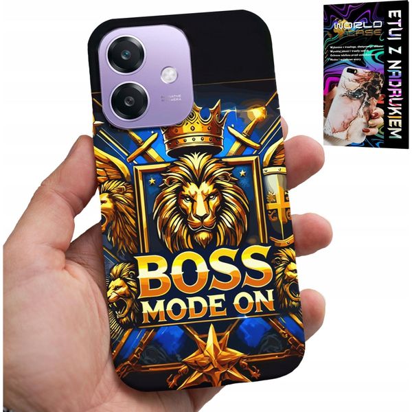 Custodia Per Oppo A60 5G - Boss Lion Con Corona Su Scudo Custodia + Foil-image