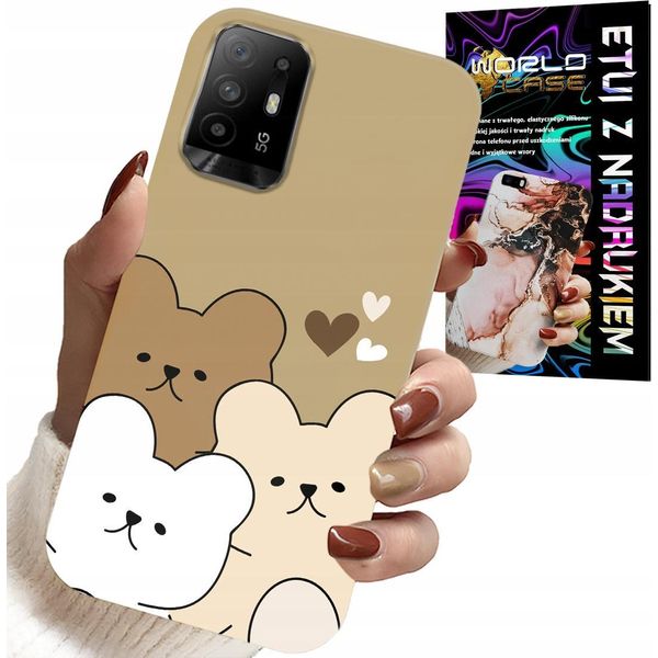 Custodia Per Oppo Reno 5Z / A94 5G - Orsacchiotto, Disegni Di Orsacchiotti Per I Bambini Più Piccoli-image