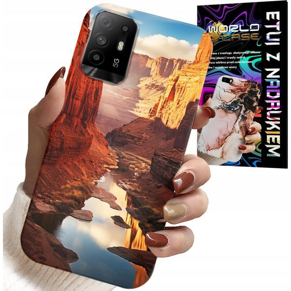 Custodia Per Oppo Reno 5Z / A94 5G - Custodia Grand Canyon Desert Beautiful Designs-image