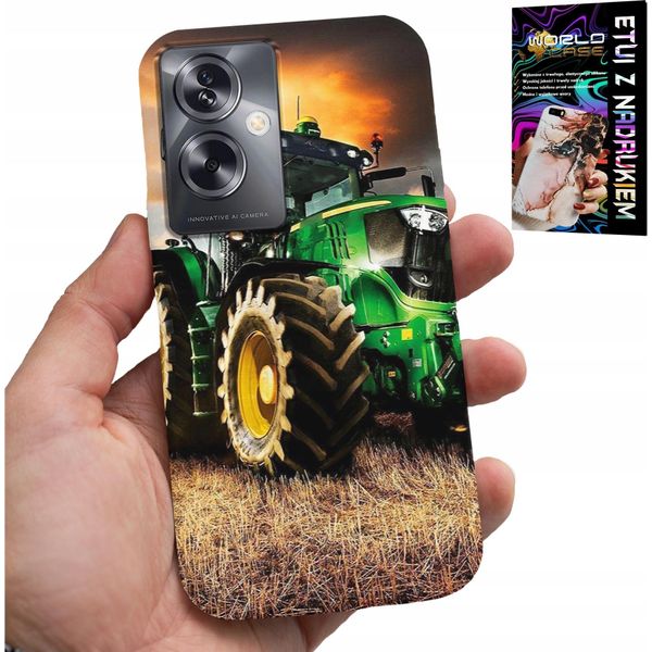 Custodia Per Oppo A79 5G - Trattore Agricolo + Foglio Di Alluminio-image