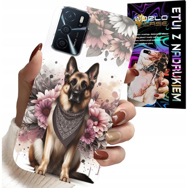 Custodia Per Oppo A16 / A16S / A54S - Custodia Per Cane Da Pastore Tedesco-image