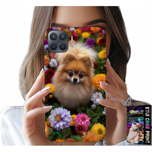 Custodia Per Oppo Reno 4 Lite - Cane Carino, Custodia Pomerania + Vetro-image