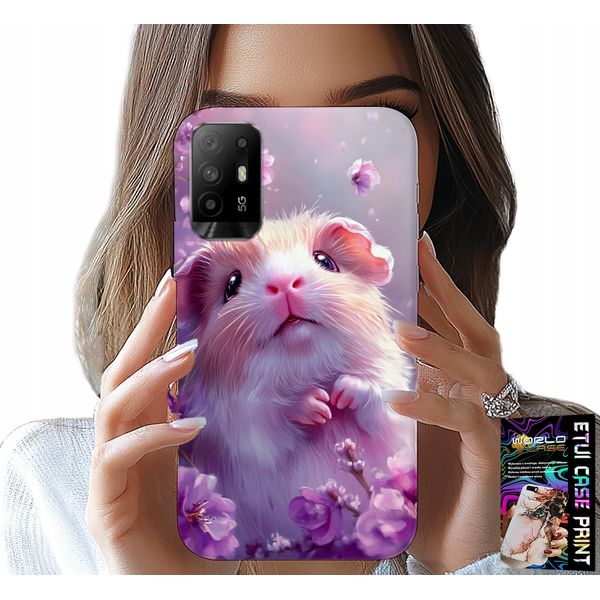 Custodia Per Oppo Reno 5Z / A94 5G - Criceto Carino, Disegni Di Roditori Per Bambini-image