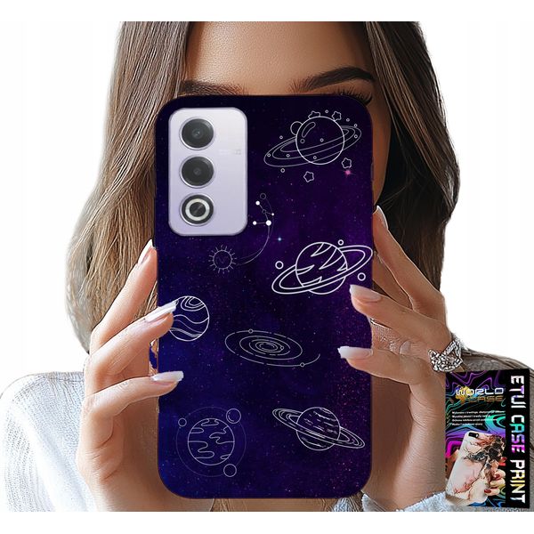 Custodia Per Oppo A80 5G - Modelli Cosmo Pianeti Stelle Galassia-image