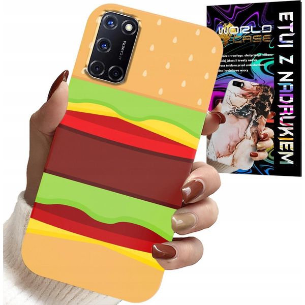 Custodia Per Oppo A52 - Burger Cheeseburger Case Gift-image