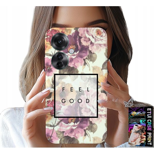 Custodia Per Oppo Reno11 F 5G - Modello Floreale, Donna Alla Moda + Foil-image