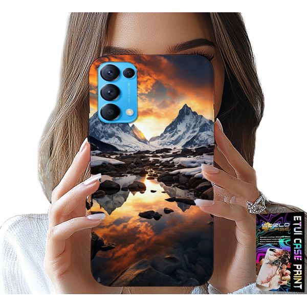 Custodia Per Oppo Find X3 Lite - Fiume, Montagne, Cime, Everest + Pellicola Protettiva-image
