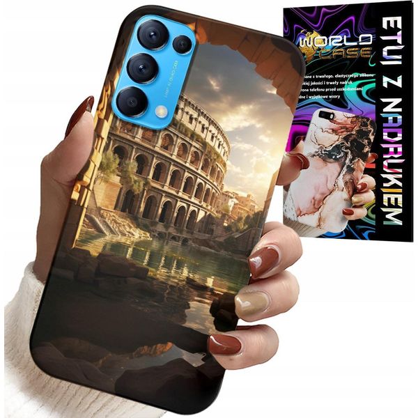 Custodia Per Oppo Reno5 4G 5G - Roma Colosseo Romani Antichità-image