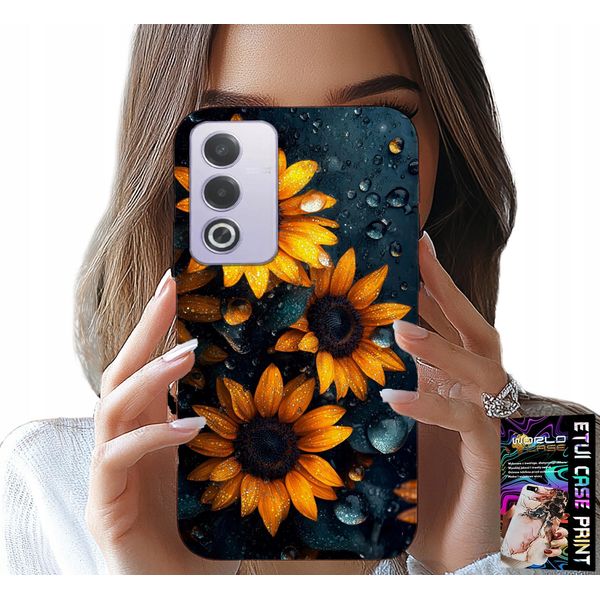 Custodia Per Oppo A80 5G - Girasoli, Girasole, Motivi Floreali-image