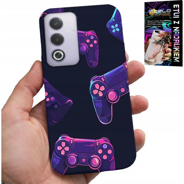 Custodia Per Oppo A80 5G - Custodia Per Videogiocatori, Modelli Di Gioco + Lamina-image