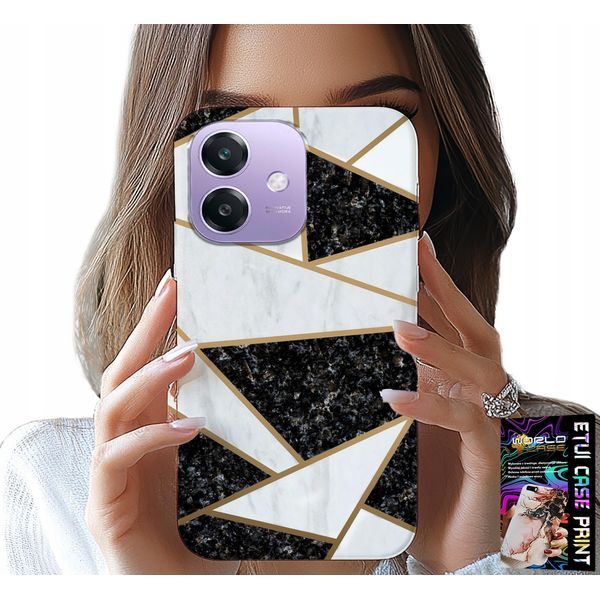 Custodia Per Oppo A40 / A40M - Design Elegante E Alla Moda Custodia + Vetro-image
