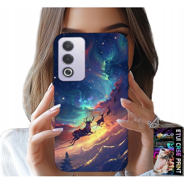 Custodia Per Oppo A80 5G - Dolce Renna Natalizia-image