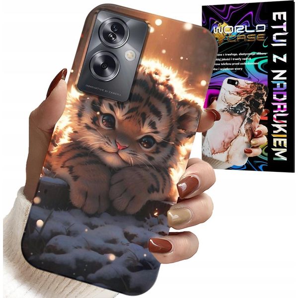Custodia Per Oppo A79 5G - Custodia Stampata Con Una Tigre Carina-image