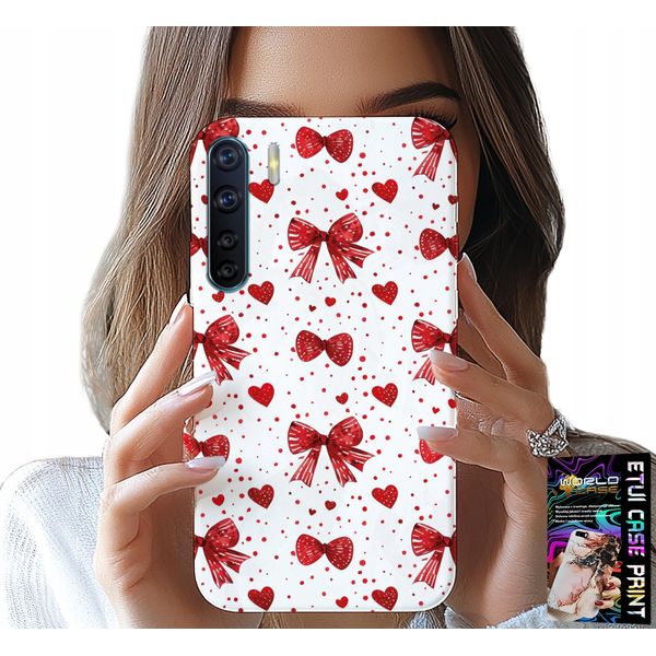 Custodia Per Oppo A91 - Nastri Rossi Alla Moda-image