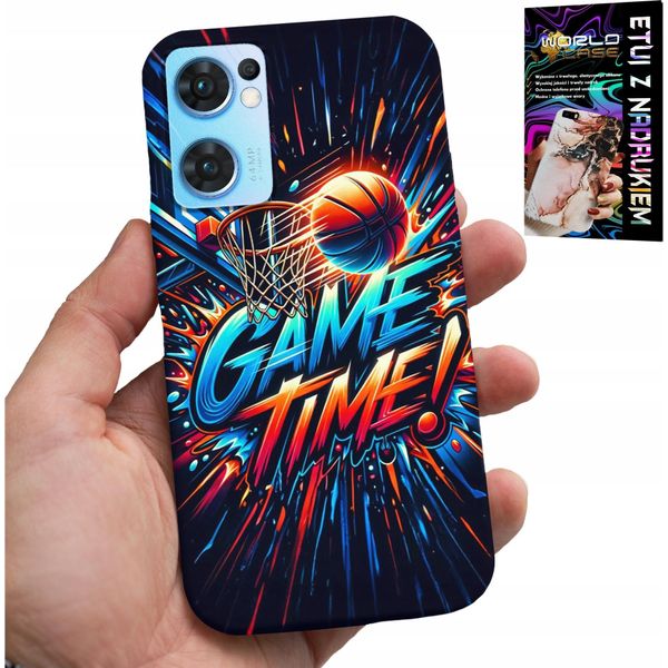 Custodia Per Oppo Reno7 5G - Fan Di Basket Nba 23 Game Time, Custodia-image