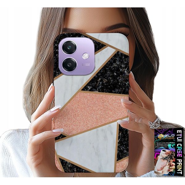 Custodia Per Oppo A40 / A40M - Design Elegante E Alla Moda Custodia + Vetro-image