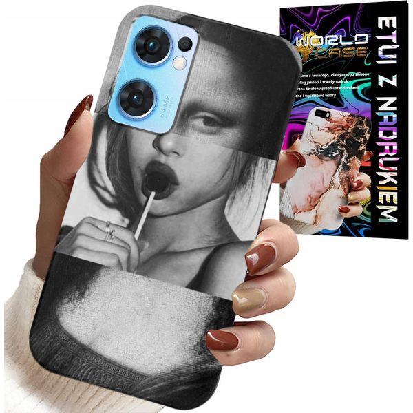 Custodia Per Oppo Reno7 5G - Monnalisa Con Lollipop Custodia Con Motivi Alla Moda-image