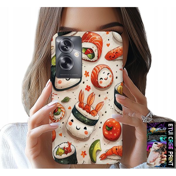 Custodia Per Oppo A79 5G - Custodia Sushi Dolce E Sorridente-image